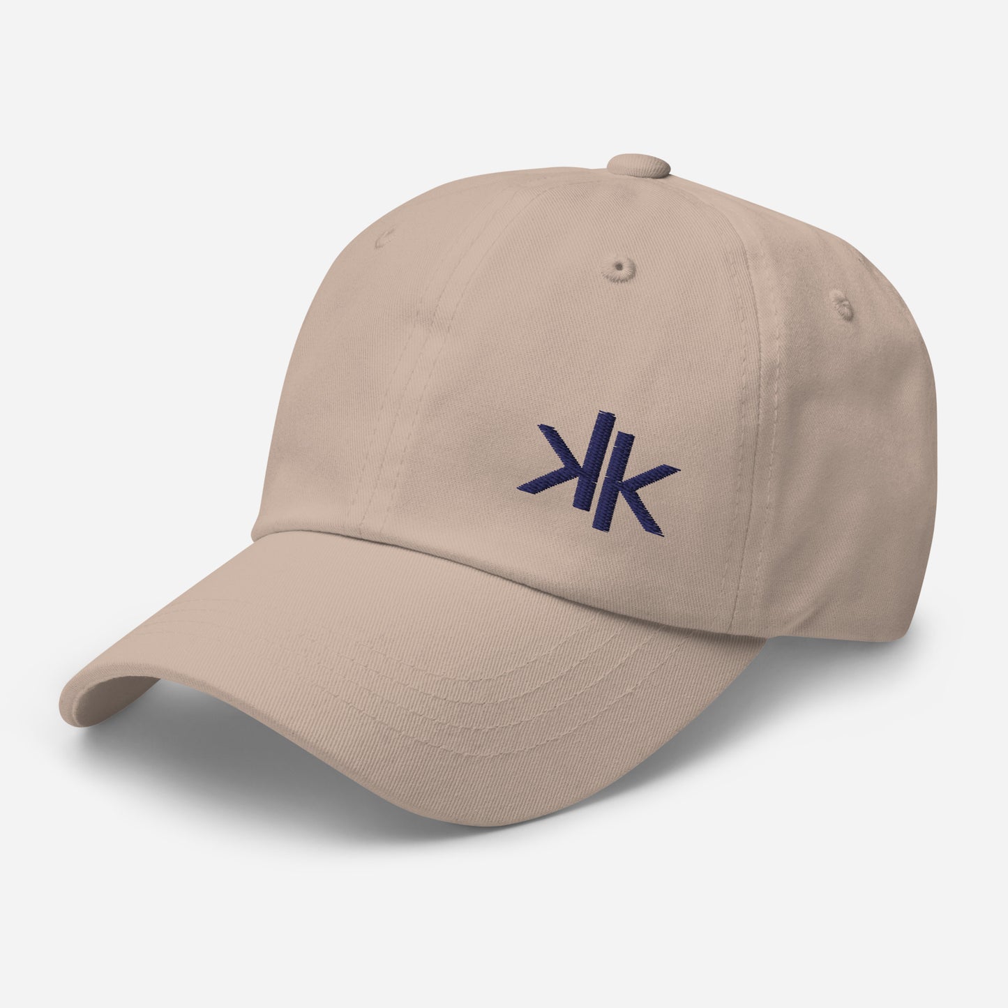 Kamala Kicks Cap- Side Logo - White/Pink/Tan