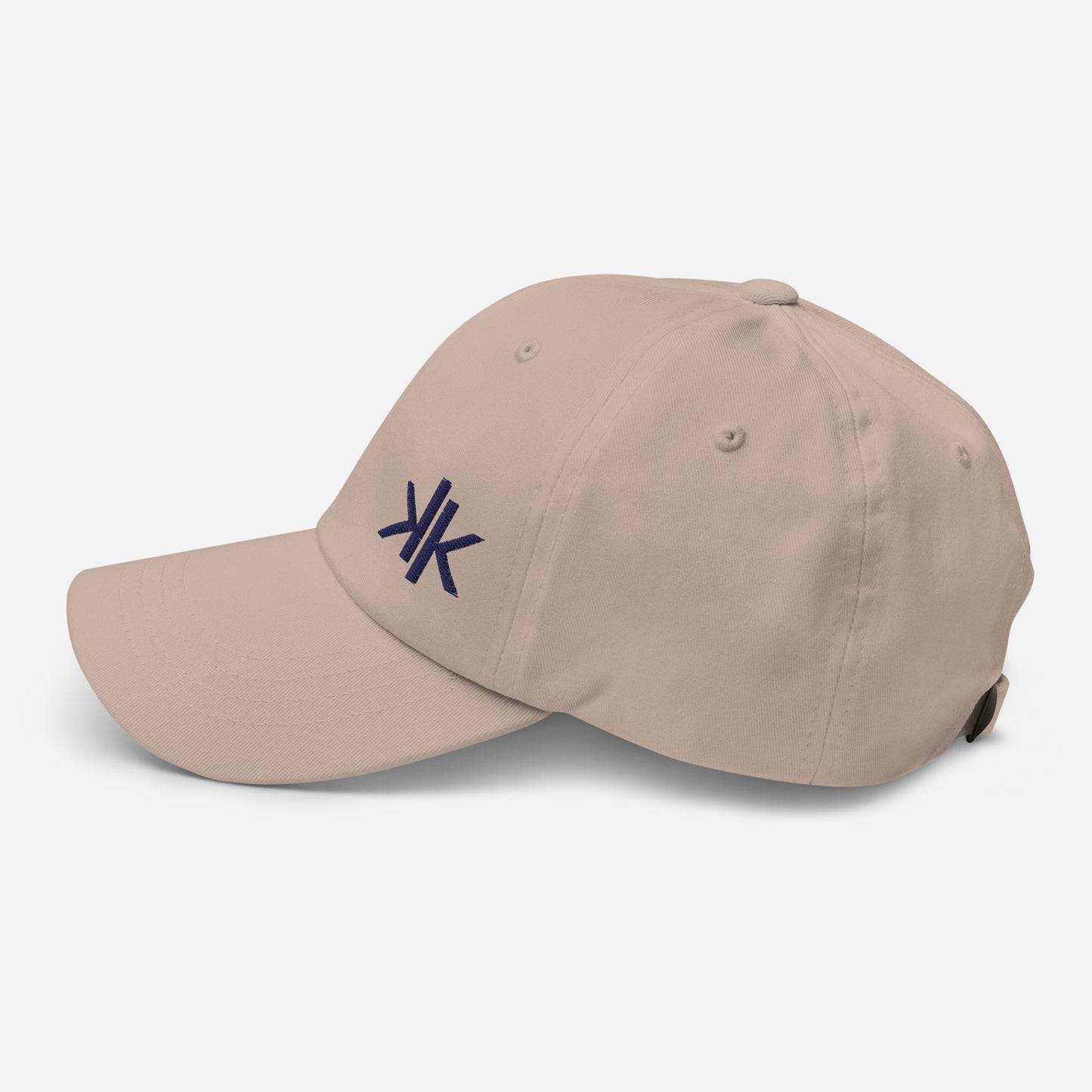 Kamala Kicks Cap- Side Logo - White/Pink/Tan