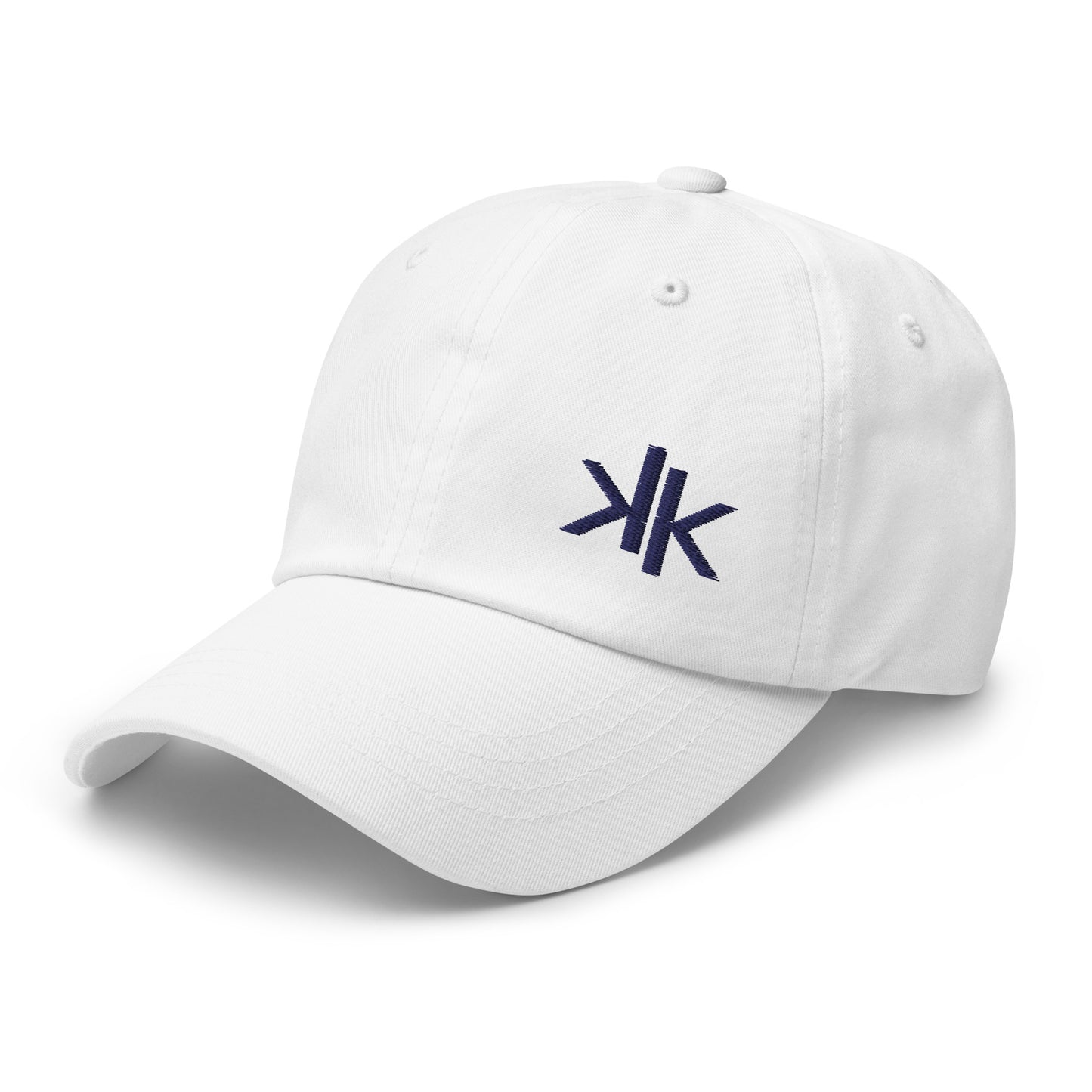 Kamala Kicks Cap- Side Logo - White/Pink/Tan