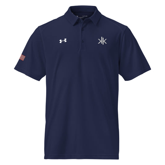 Under Armour® - Logo w/ American Flag Sleeve - Embroidered - Navy