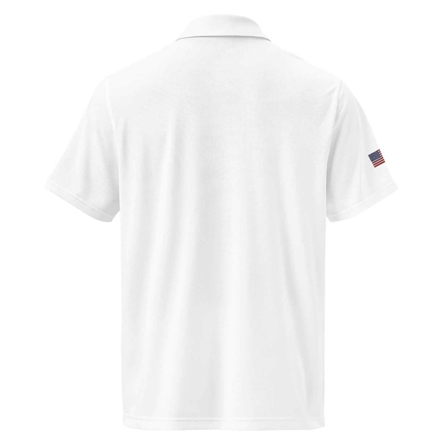 Under Armour® - Logo w/ American Flag Sleeve - Embroidered - White