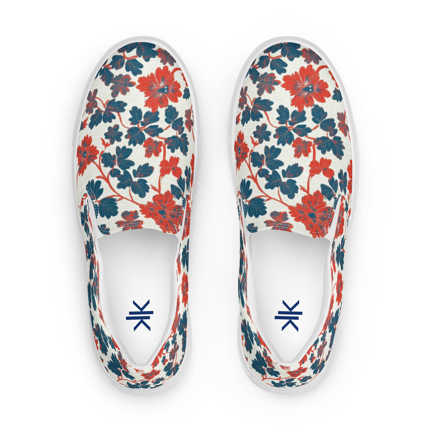 Red White and Blue Floral